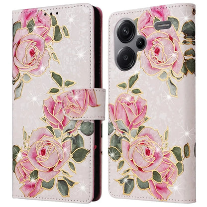 For Xiaomi Redmi Note 13 Pro+ 5G Case Leather Lacquered Phone Cover RFID Blocking