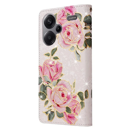 For Xiaomi Redmi Note 13 Pro+ 5G Case Leather Lacquered Phone Cover RFID Blocking