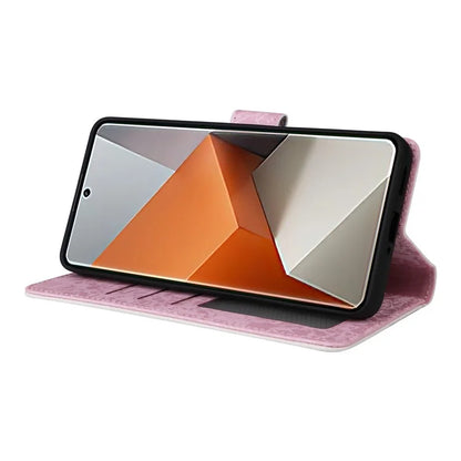 For Xiaomi Redmi Note 13 Pro+ 5G Case Leather Lacquered Phone Cover RFID Blocking