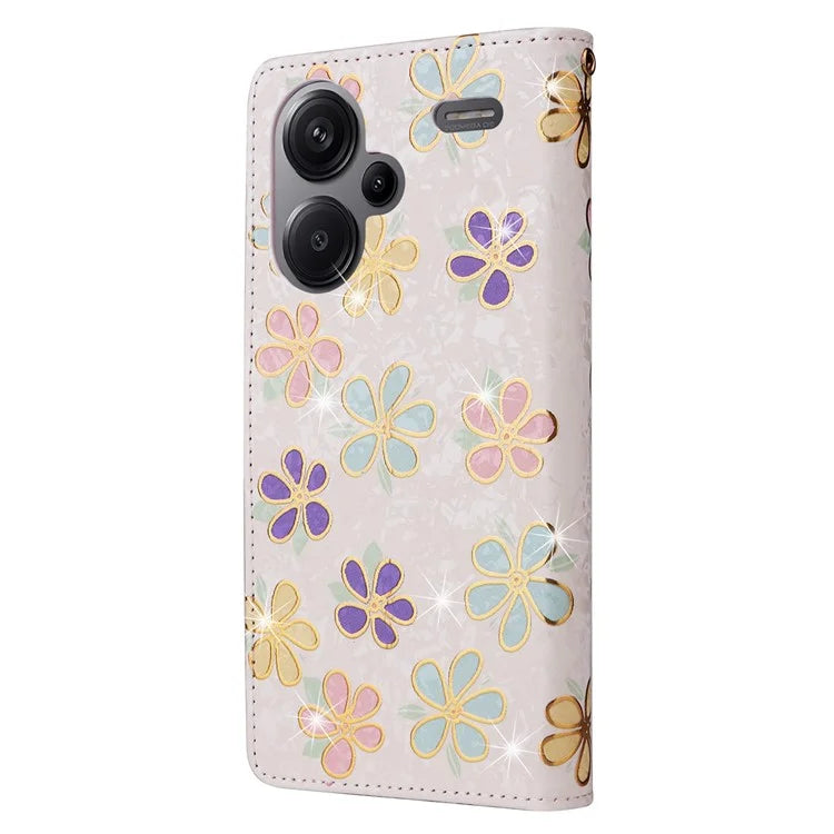 For Xiaomi Redmi Note 13 Pro+ 5G Case Leather Lacquered Phone Cover RFID Blocking