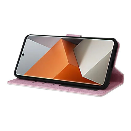 For Xiaomi Redmi Note 13 Pro+ 5G Case Leather Lacquered Phone Cover RFID Blocking