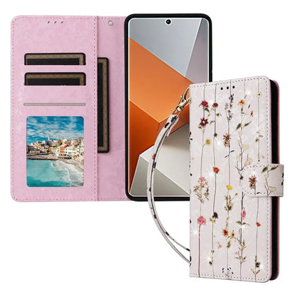 For Xiaomi Redmi Note 13 Pro+ 5G Case Leather Lacquered Phone Cover RFID Blocking
