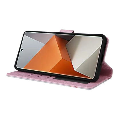 For Xiaomi Redmi Note 13 Pro+ 5G Case Leather Lacquered Phone Cover RFID Blocking