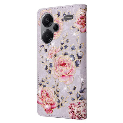 For Xiaomi Redmi Note 13 Pro+ 5G Case Leather Lacquered Phone Cover RFID Blocking