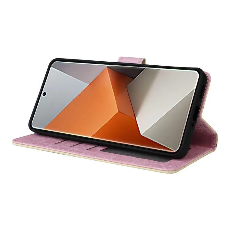 For Xiaomi Redmi Note 13 Pro+ 5G Case Leather Lacquered Phone Cover RFID Blocking