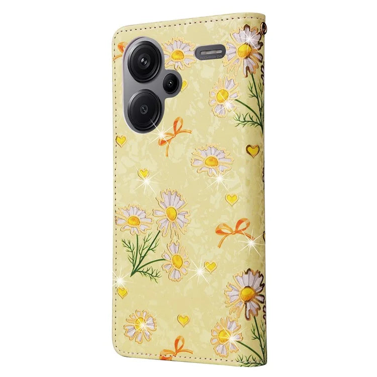 For Xiaomi Redmi Note 13 Pro+ 5G Case Leather Lacquered Phone Cover RFID Blocking