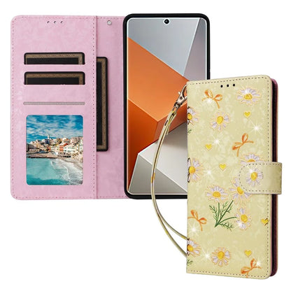 For Xiaomi Redmi Note 13 Pro+ 5G Case Leather Lacquered Phone Cover RFID Blocking