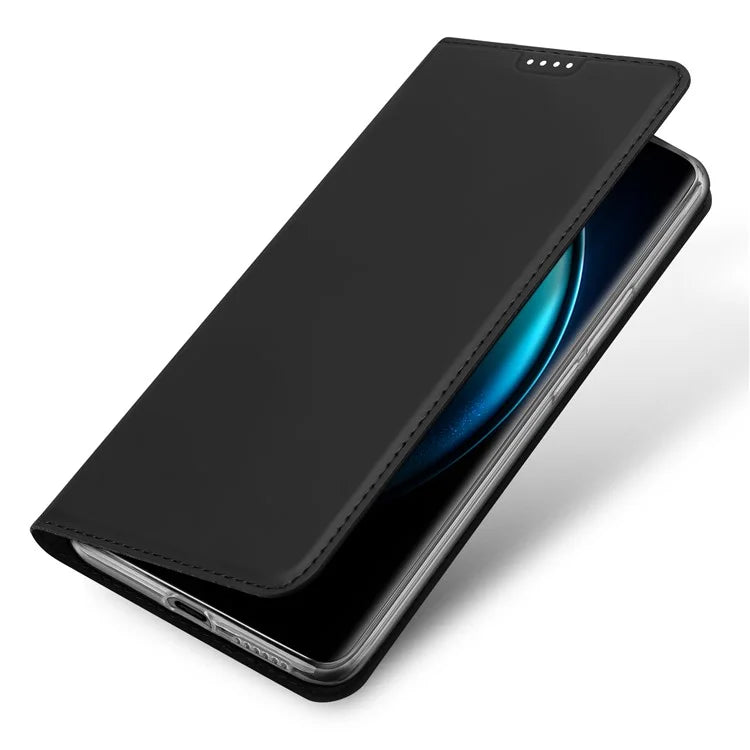 DUX DUCIS Skin Pro Series For vivo X100 Pro 5G Case Leather Flip Phone Cover with Card Holder