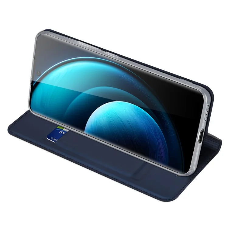 DUX DUCIS Skin Pro Series For vivo X100 Pro 5G Case Leather Flip Phone Cover with Card Holder