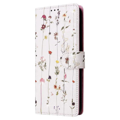 For Samsung Galaxy A55 5G Leather Case Lacquered Phone Cover with RFID Blocking Card Slots