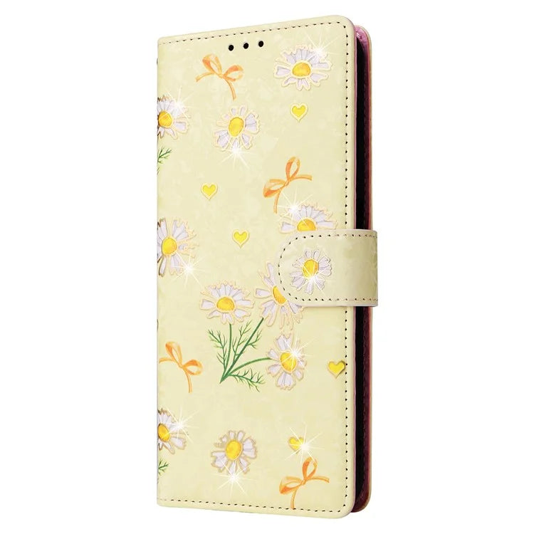 For Samsung Galaxy A55 5G Leather Case Lacquered Phone Cover with RFID Blocking Card Slots