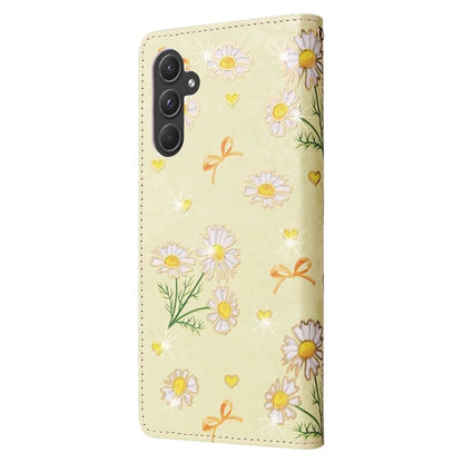 For Samsung Galaxy A55 5G Leather Case Lacquered Phone Cover with RFID Blocking Card Slots