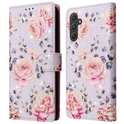 For Samsung Galaxy A55 5G Leather Case Lacquered Phone Cover with RFID Blocking Card Slots