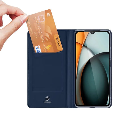 DUX DUCIS Skin Pro Series For Xiaomi Redmi A3 / Poco C61 4G Case Card Slot Leather Flip Phone Cover