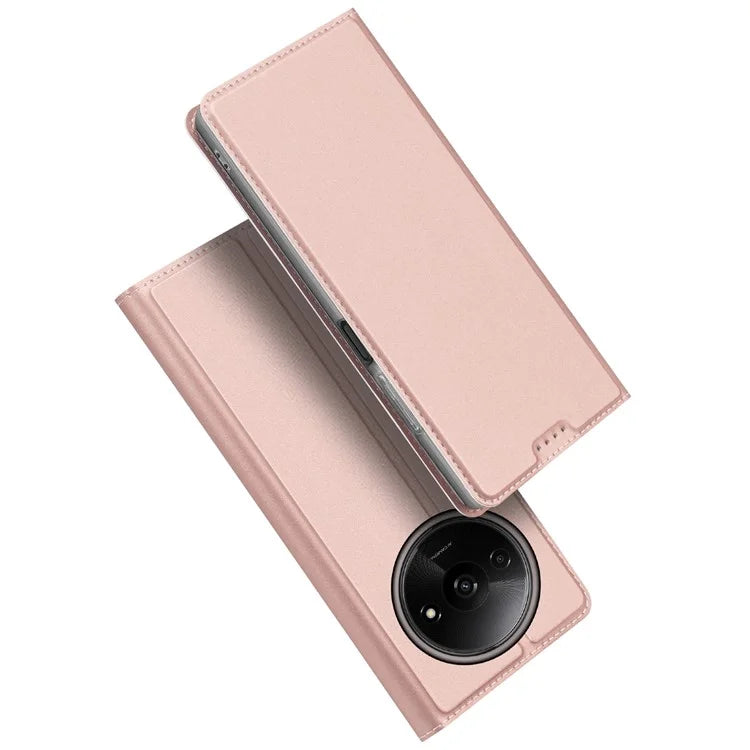 DUX DUCIS Skin Pro Series For Xiaomi Redmi A3 / Poco C61 4G Case Card Slot Leather Flip Phone Cover