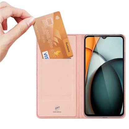 DUX DUCIS Skin Pro Series For Xiaomi Redmi A3 / Poco C61 4G Case Card Slot Leather Flip Phone Cover