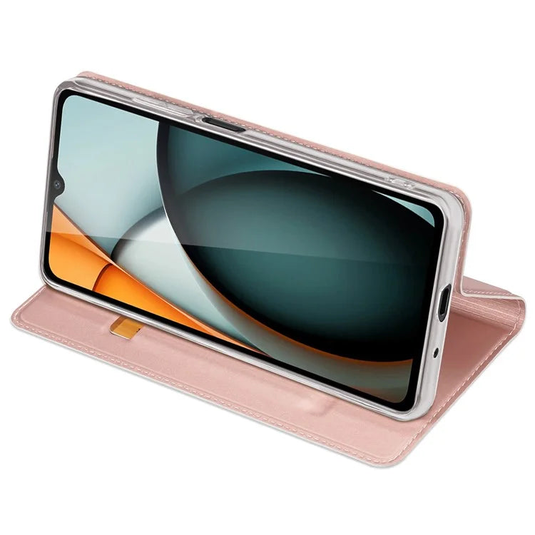 DUX DUCIS Skin Pro Series For Xiaomi Redmi A3 / Poco C61 4G Case Card Slot Leather Flip Phone Cover