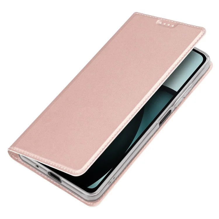 DUX DUCIS Skin Pro Series For Xiaomi Redmi A3 / Poco C61 4G Case Card Slot Leather Flip Phone Cover