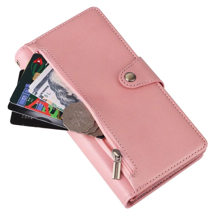 For Samsung Galaxy A25 5G (Global) (161.0 x 76.5 x 8.3mm) Case Rivet Decor Leather Cell Phone Cover