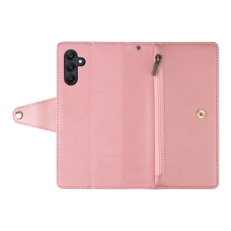 For Samsung Galaxy A25 5G (Global) (161.0 x 76.5 x 8.3mm) Case Rivet Decor Leather Cell Phone Cover