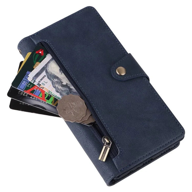 For Samsung Galaxy A25 5G (Global) (161.0 x 76.5 x 8.3mm) Case Rivet Decor Leather Cell Phone Cover
