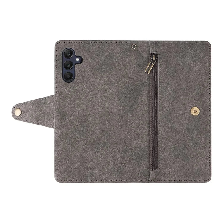 For Samsung Galaxy A25 5G (Global) (161.0 x 76.5 x 8.3mm) Case Rivet Decor Leather Cell Phone Cover
