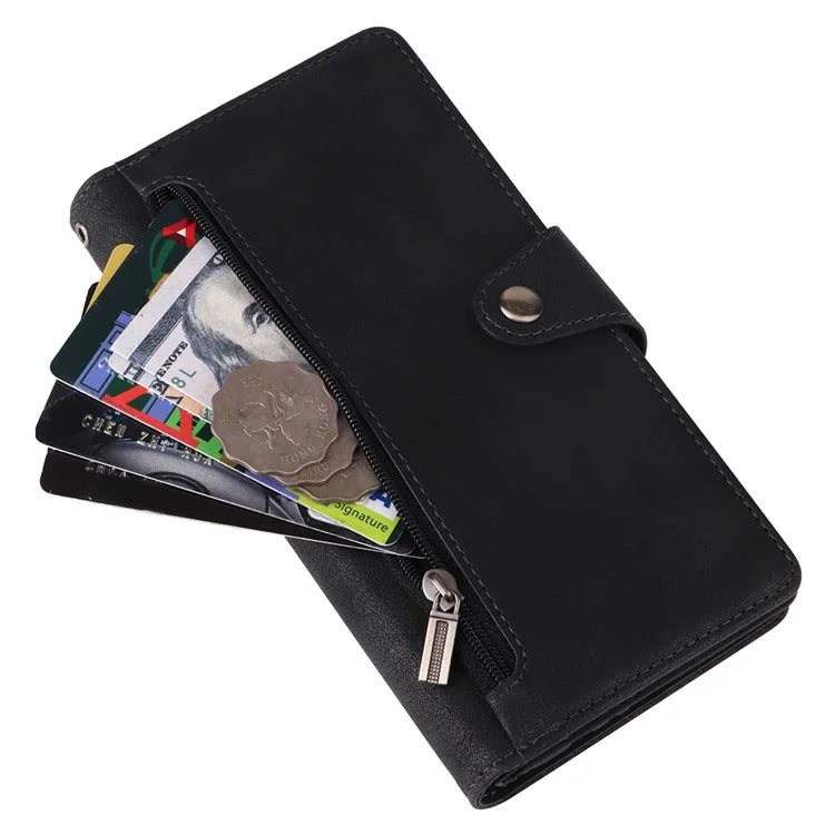 For Samsung Galaxy A25 5G (Global) (161.0 x 76.5 x 8.3mm) Case Rivet Decor Leather Cell Phone Cover