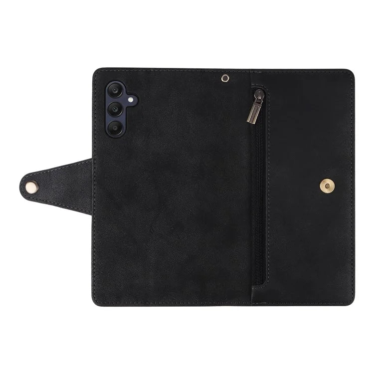 For Samsung Galaxy A25 5G (Global) (161.0 x 76.5 x 8.3mm) Case Rivet Decor Leather Cell Phone Cover