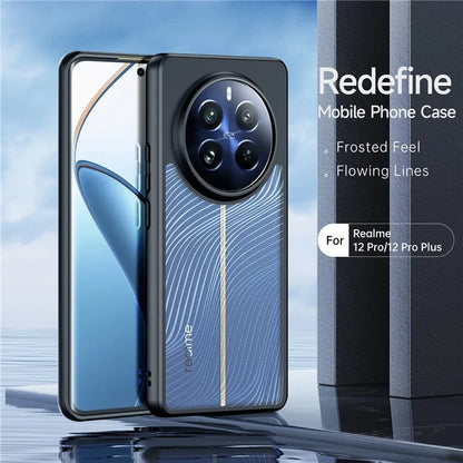 DUX DUCIS Aimo Series For Realme 12 Pro 5G / 12 Pro+ 5G Matte Case PC + TPU Cover (REACH Certification)