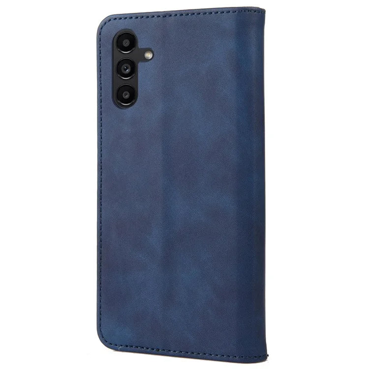 For Samsung Galaxy A05s 4G Case Skin-touch PU Leather Flip Stand View Phone Cover