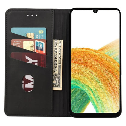 For Samsung Galaxy A05s 4G Case Skin-touch PU Leather Flip Stand View Phone Cover