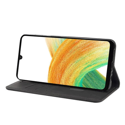 For Samsung Galaxy A05s 4G Case Skin-touch PU Leather Flip Stand View Phone Cover