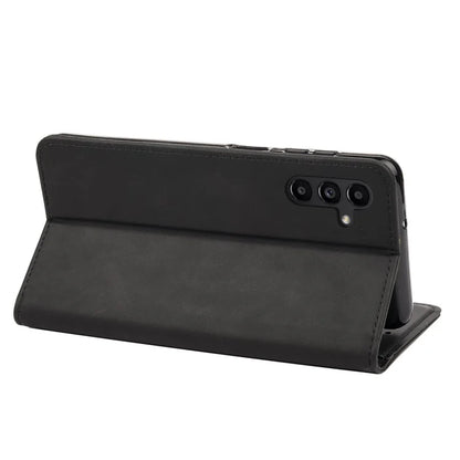For Samsung Galaxy A05s 4G Case Skin-touch PU Leather Flip Stand View Phone Cover