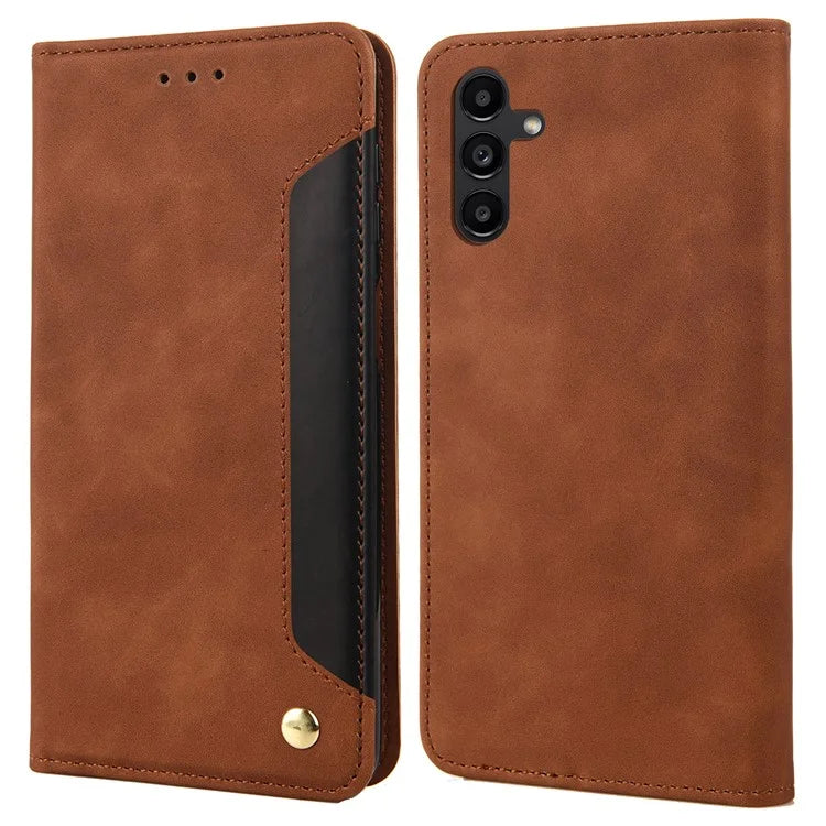 For Samsung Galaxy A05s 4G Case Skin-touch PU Leather Flip Stand View Phone Cover