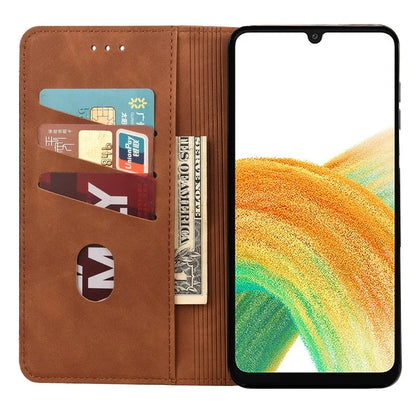 For Samsung Galaxy A05s 4G Case Skin-touch PU Leather Flip Stand View Phone Cover