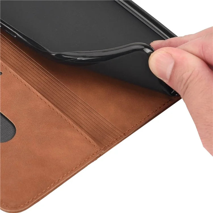 For Samsung Galaxy A05s 4G Case Skin-touch PU Leather Flip Stand View Phone Cover