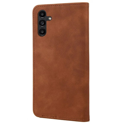 For Samsung Galaxy A05s 4G Case Skin-touch PU Leather Flip Stand View Phone Cover