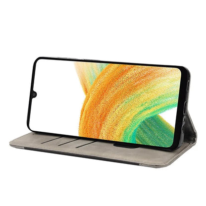 For Samsung Galaxy A05s 4G Case Skin-touch PU Leather Flip Stand View Phone Cover