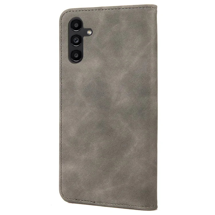 For Samsung Galaxy A05s 4G Case Skin-touch PU Leather Flip Stand View Phone Cover