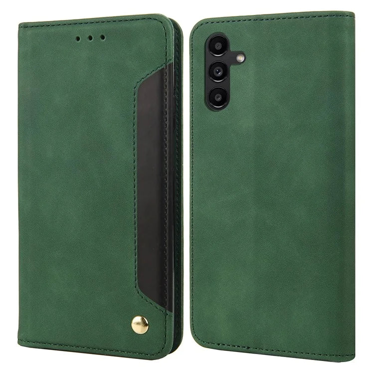 For Samsung Galaxy A05s 4G Case Skin-touch PU Leather Flip Stand View Phone Cover