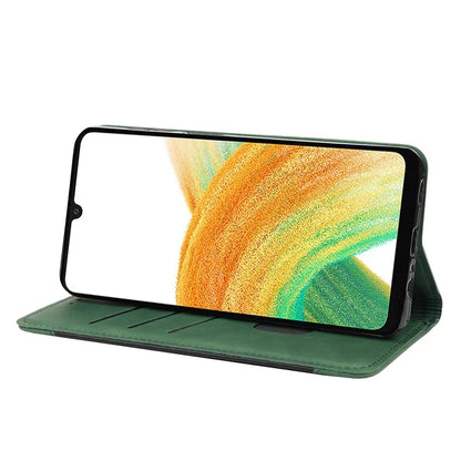 For Samsung Galaxy A05s 4G Case Skin-touch PU Leather Flip Stand View Phone Cover