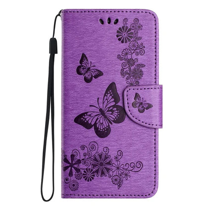 For Samsung Galaxy A05s 4G Case Folio PU Leather Butterflies Flower Phone Cover