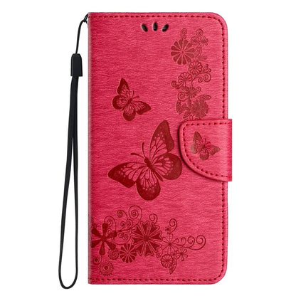 For Samsung Galaxy A05s 4G Case Folio PU Leather Butterflies Flower Phone Cover