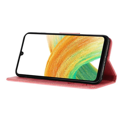 For Samsung Galaxy A05s 4G Case Folio PU Leather Butterflies Flower Phone Cover