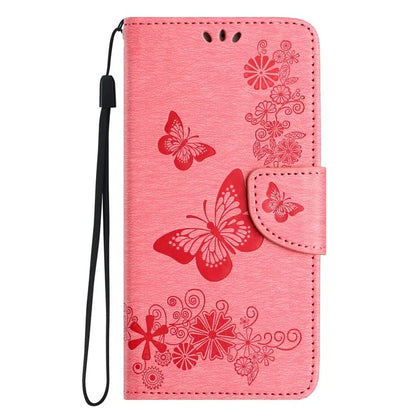 For Samsung Galaxy A05s 4G Case Folio PU Leather Butterflies Flower Phone Cover