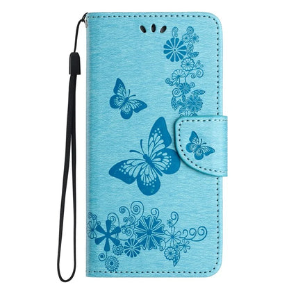 For Samsung Galaxy A05s 4G Case Folio PU Leather Butterflies Flower Phone Cover