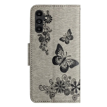 For Samsung Galaxy A05s 4G Case Folio PU Leather Butterflies Flower Phone Cover