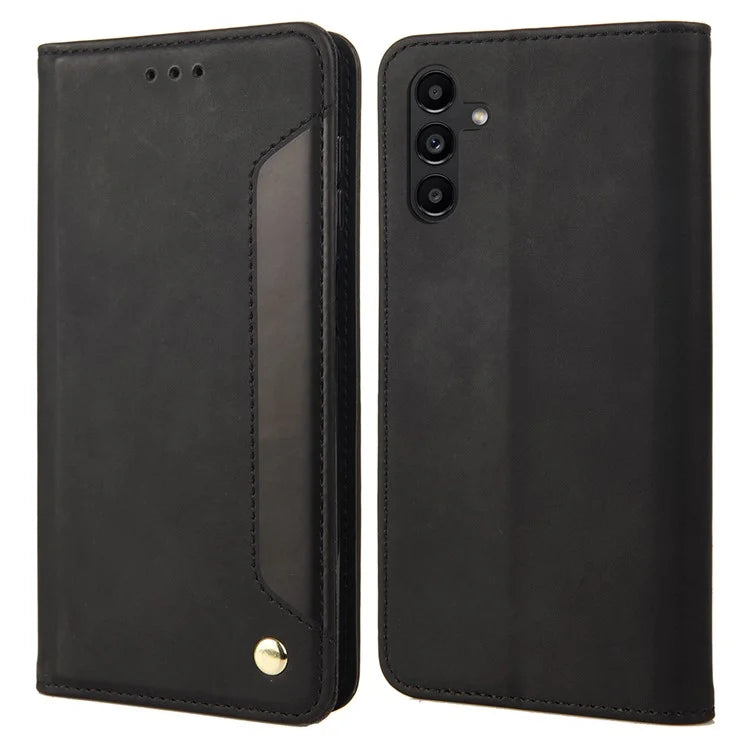 For Samsung Galaxy A55 5G Case PU Leather Shockproof Protection Wallet Phone Cover