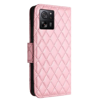 YB Imprinting Series-8 for Xiaomi 13T / 13T Pro Phone Case 7-Card Slots Leather Flip Cover