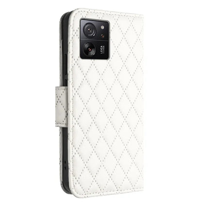 YB Imprinting Series-8 for Xiaomi 13T / 13T Pro Phone Case 7-Card Slots Leather Flip Cover